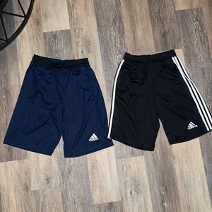 TWO Adidas ClimaLite Shorts Mens small